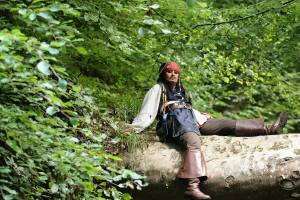 Amanda Large as Captain Jack Sparrow