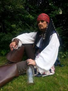 Amanda Large as Captain Jack Sparrow
